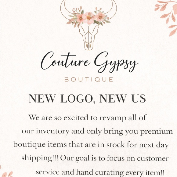 Couture Gypsy Other - 🌵✨ NEW LOGO, NEW US ✨🌵